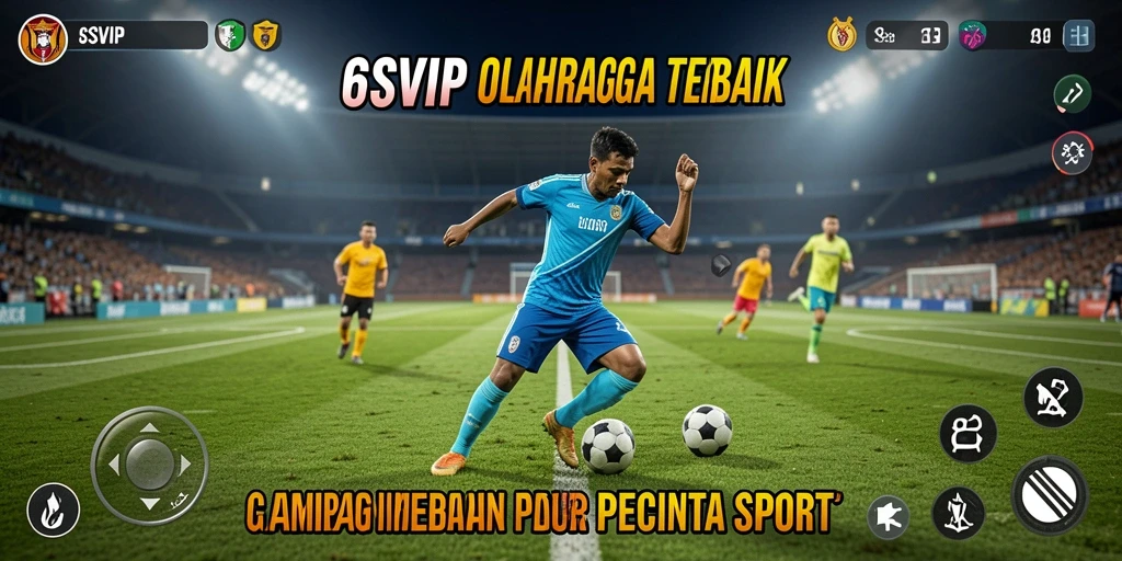 Screenshot dari gameplay <strong>6SVIP</strong> yang menampilkan aksi menarik dalam pertandingan olahraga.