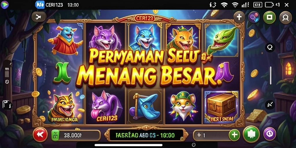 Tampilan gameplay CERI123 dengan fitur menarik dan keajaiban slot.