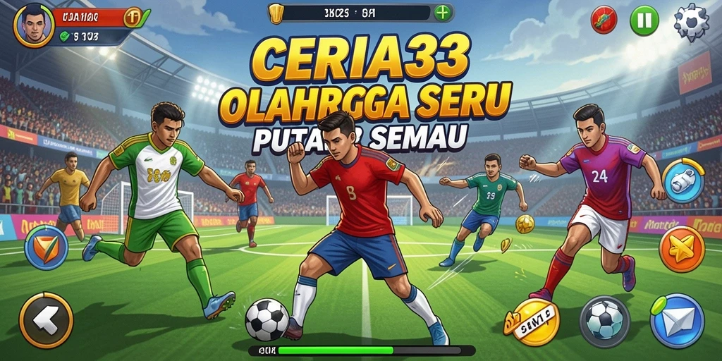 Gameplay seru dan interaktif dalam CERIA33 dengan berbagai cabang olahraga.
