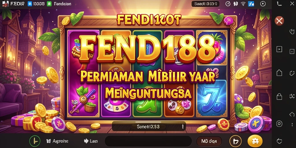 Tampilan gameplay FENDI188 yang menarik dengan berbagai tema slot.
