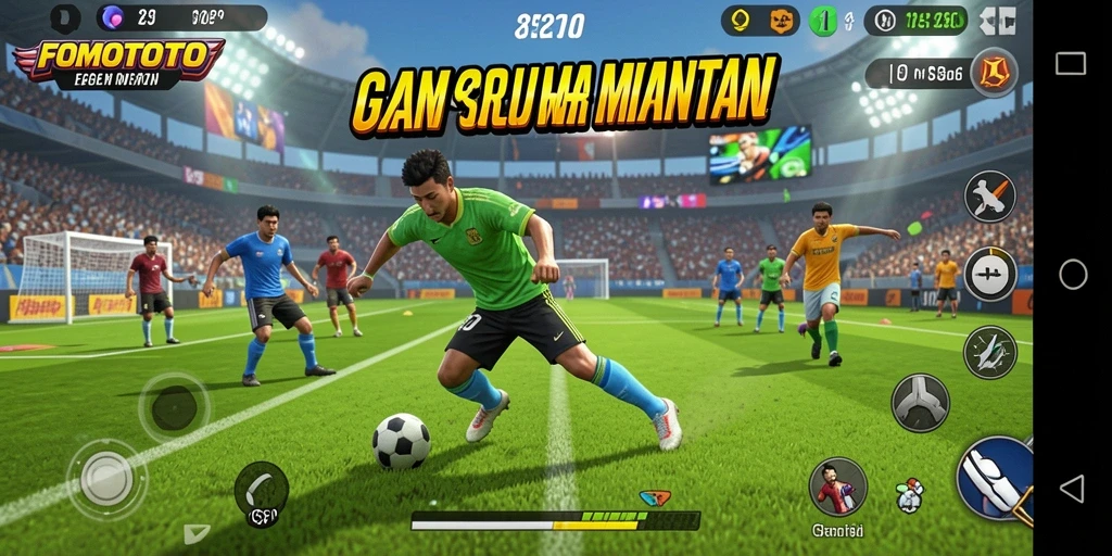 Screenshot gameplay FOMOTOTO yang penuh aksi dan seru.