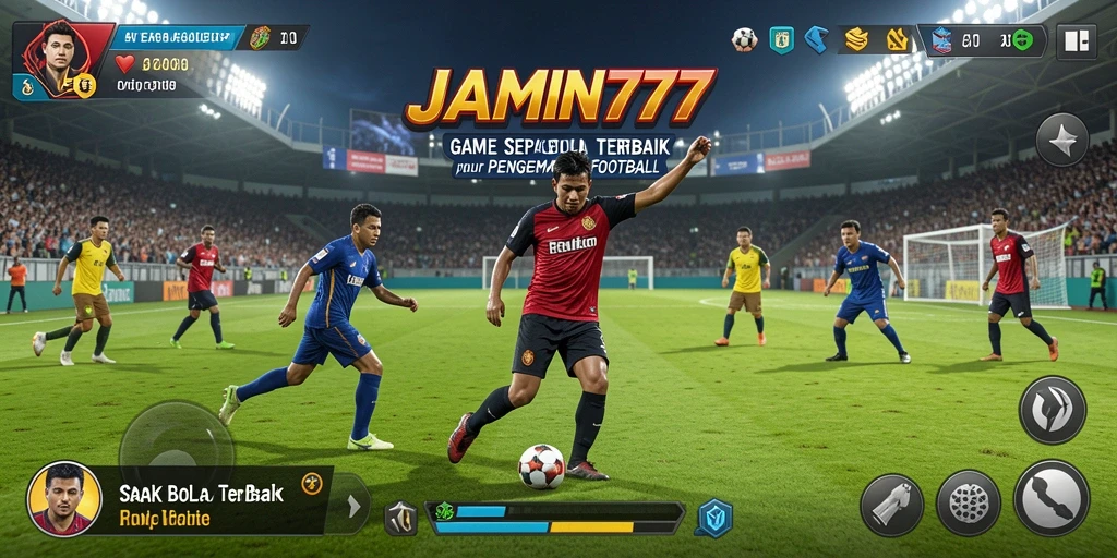 Gameplay mendebarkan dari JAMIN777 yang menampilkan taktik sepak bola.