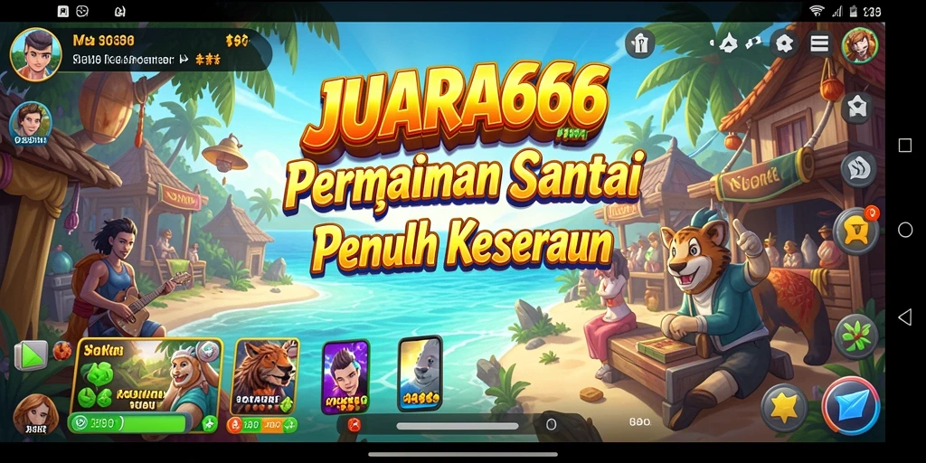 Tangkapan layar gameplay JUARA666 dengan suasana santai dan seru.
