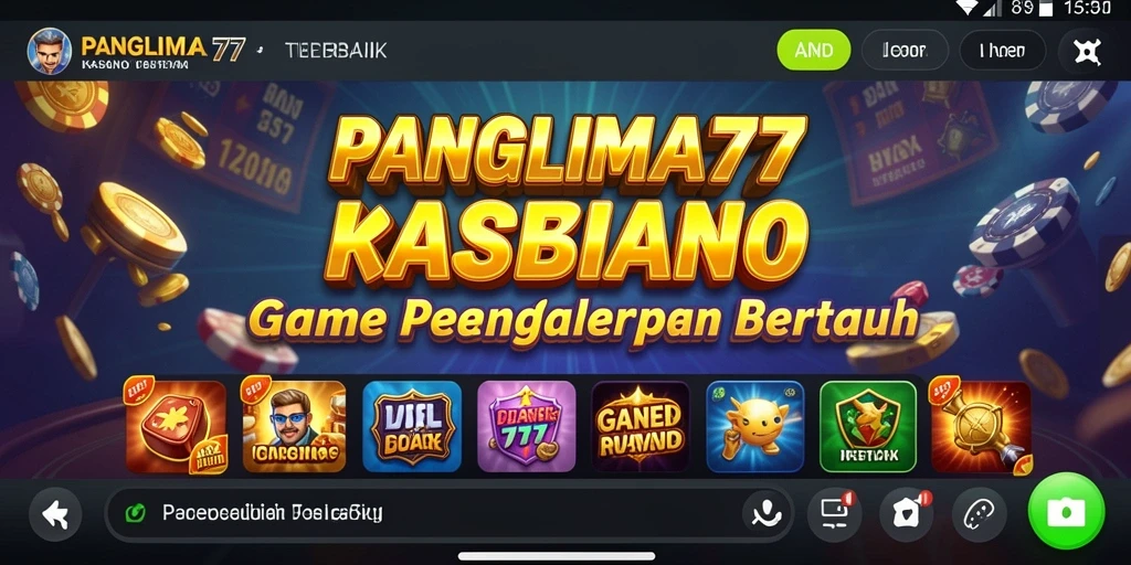 Screenshot PANGLIMA77 menampilkan gameplay kasino yang seru dan menarik.