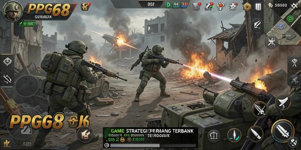 Tampilan gameplay PGG68 yang menawan dan strategis.