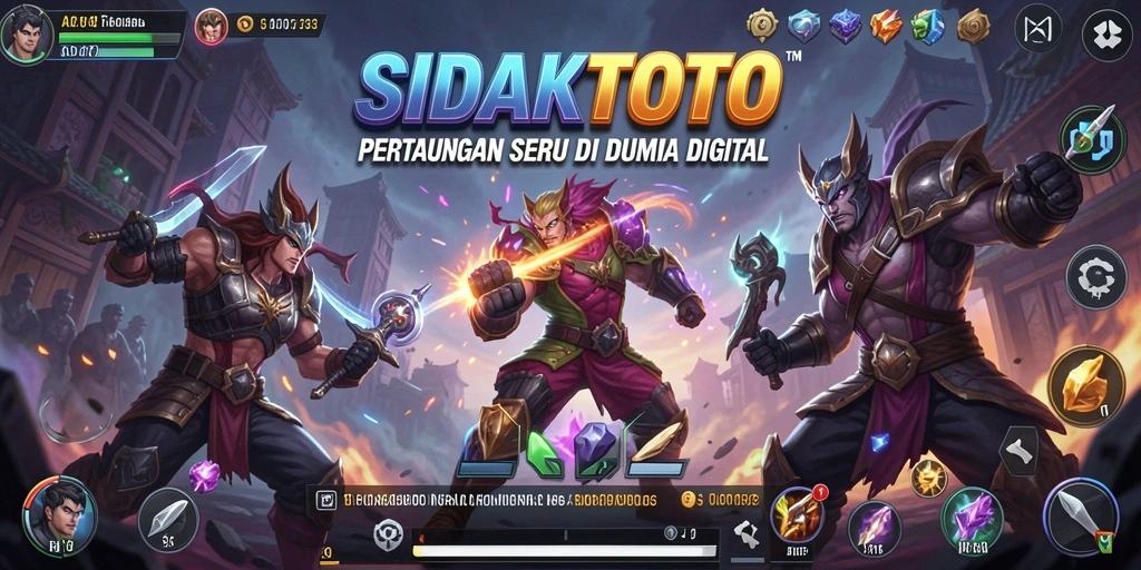 Tampilan menarik dari pertarungan seru dalam SIDAKTOTO.