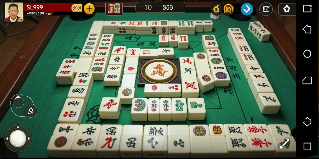Tampilan gameplay seru dan menarik dari permainan Mahjong SL999.