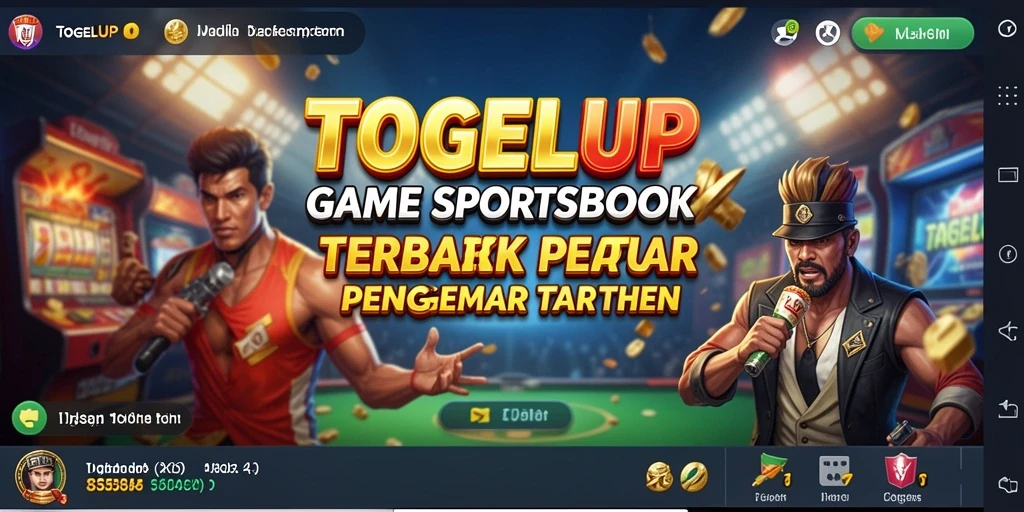 Screenshot gameplay TOGELUP yang menampilkan antarmuka sportsbook.