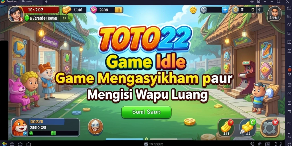 Tangkapan layar permainan TOTO22 yang menunjukkan gameplay Idle yang menarik.