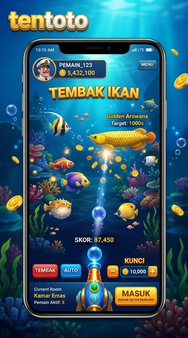 Tampilan antarmuka pengguna tentoto yang intuitif.